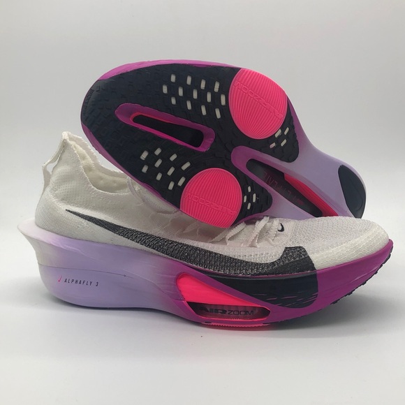 Mens Air Zoom Alphafly NEXT% 3 White/Purple FD8311-100 NWOB - Picture 1 of 5